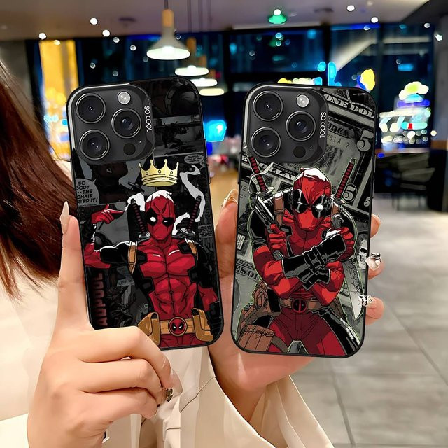 Niedrige Deadpool Handyhülle für Apple iPhone 11 12 13 14 15 16 17 Pro Max Plus Mini XR XS Multicolor - Bild 1