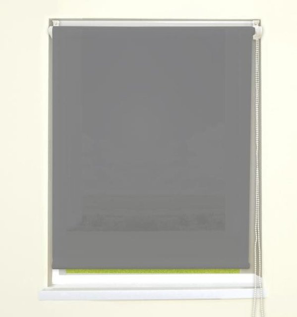 Sensation Klebe- und Klemmrollo aus Polyester in Grau, Breite: 45 cm, Länge: 150 cm - Bild 1