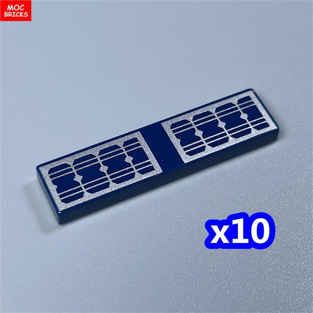 Yiran Toy Solarpanel Bedruckte Fliese 1x4 Bausteine Zubehör - Bild 1