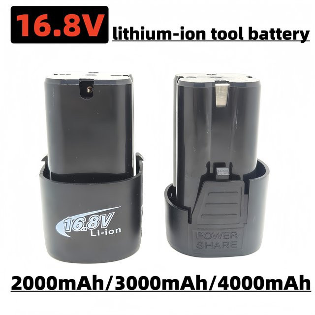 Roza Cinnie Lithium-Ionen-Akku 16,8V / 4Ah in Schwarz für Elektroschrauber und Multifunktions-Bohrmaschinen - Bild 1