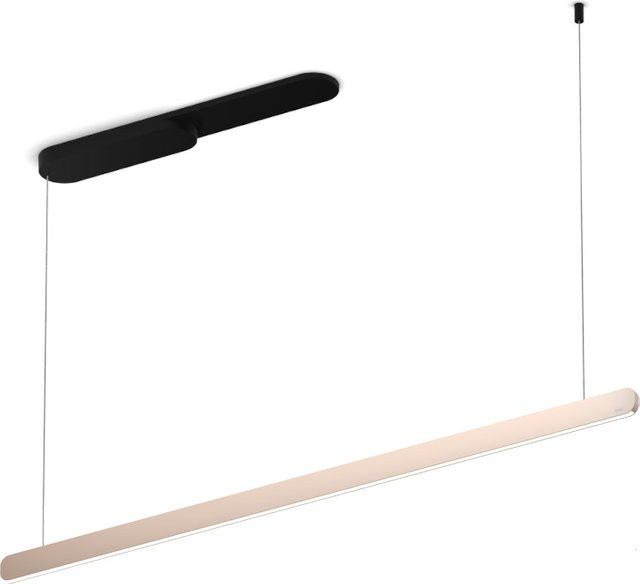 Occhio Mito linear volo 140 LED-Pendelleuchte in Schwarz matt mit Gold matt, dimmbar mit Occhio air Modul und x-tra warm LED (2200K - 3500K) - Bild 1