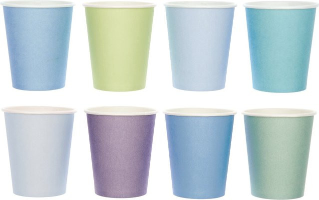 Rico Design Pappbecher Mix Ozean in Blau, Grün und Multicolour mit 8,0 ml - Bild 1