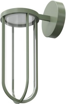 Flos In Vitro Wandleuchte Outdoor aus Aluminium und Borosilikatglas in Grün/Transparent mit dimmbarer LED - Bild 1