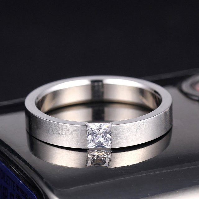 Ring Titan, Silber, Zirkonia, Damen - Bild 1