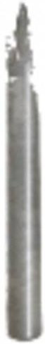 KS Tools HM Spitzbogen-Frässtift Form G in Silber, Durchmesser: 3 mm, Länge: 38,5 mm - Bild 1
