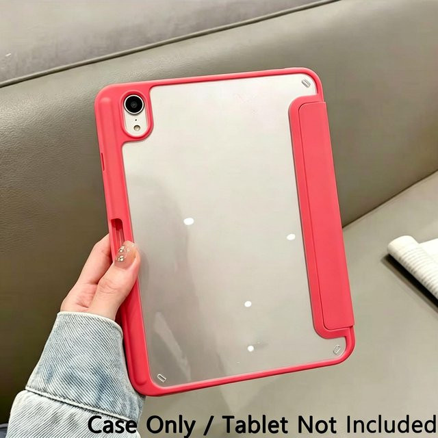Hybride iPad Hülle für 11. Generation 11 Zoll und 10. Generation 10,9 Zoll mit Stifthalter in Pink - Bild 1