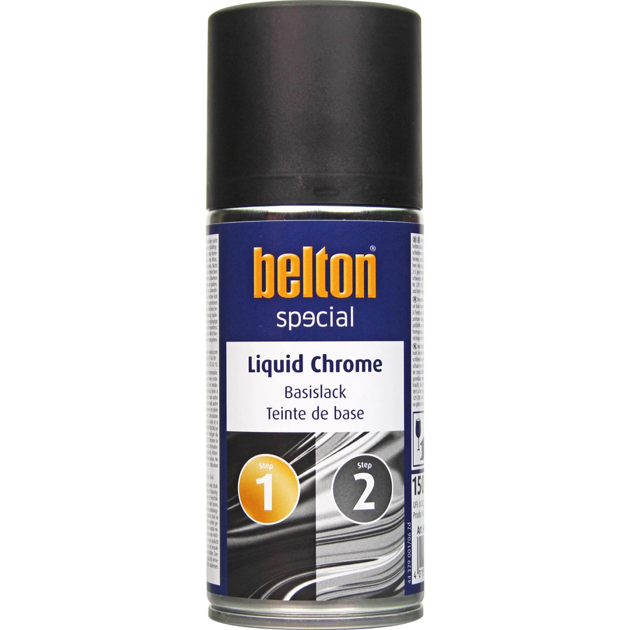 Belton Special Liquid Chrome Basislack Spray Schwarz glänzend 150 ml - Bild 2