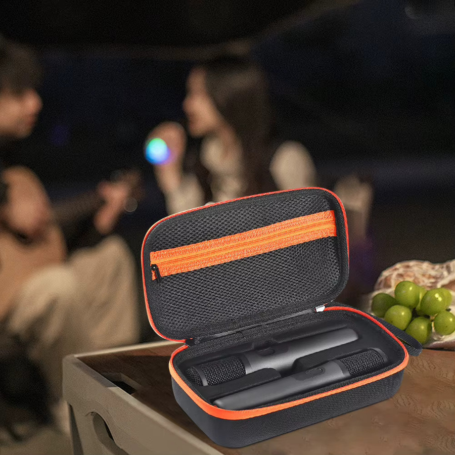 Harte Reisetasche für JBL PartyBox Wireless Mic Universal Handheld Dual Mic in Schwarz - Bild 3