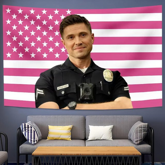 JMG Household Supplies Amerikanische Flagge Wandteppich als ästhetische Wandkunst für dein Wohnzimmer oder Schlafzimmer, Breite: 40 cm, Höhe: 60 cm - Bild 1