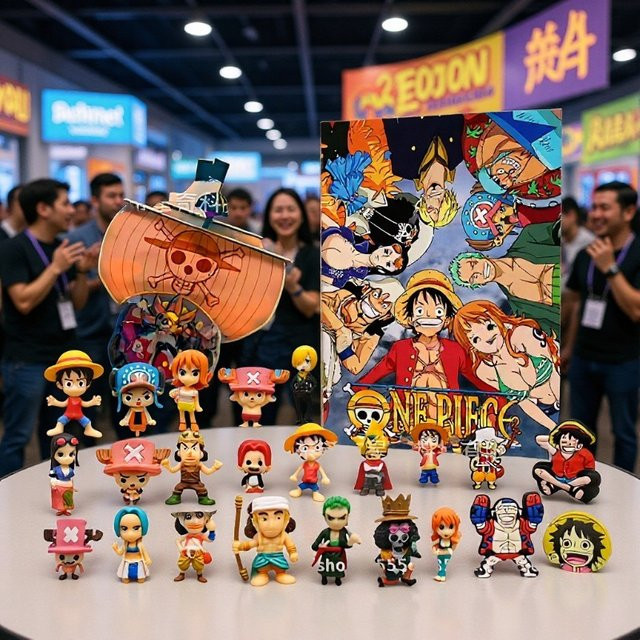 Bandai One Piece Anime-Sammelfigur, Mini-Überraschungsfigur, Bunt / Mehrfarbig - Bild 1