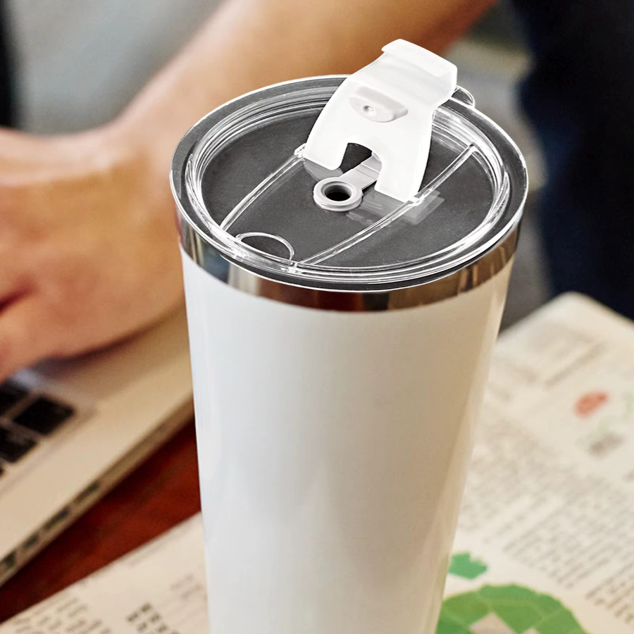 Auslaufsichere Ersatz-Becherdeckel für 20 Unzen Kaffeetassen, transparent - Bild 3