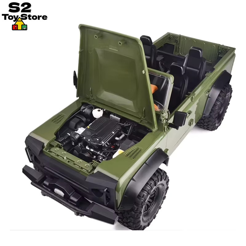 RCDream RD110 Wilderness Defender Open-Top RC Crawler Hardbody, 1:10 Maßstab, Offroad-Truck Karosserie - Bild 4