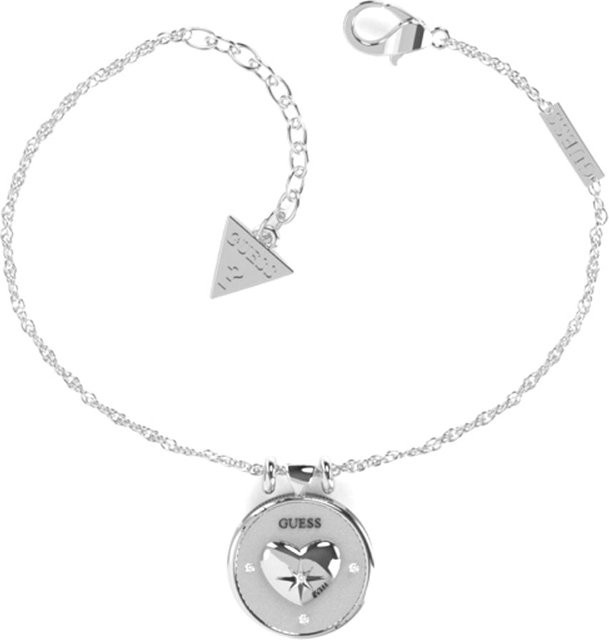 Guess Armband, Edelstahl, Silber, Zirkonia, Damen - Bild 1
