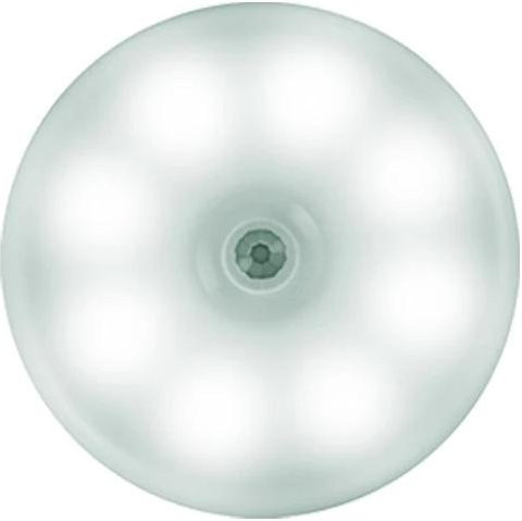 YJMP Super Lighting Induktives LED Nachtlicht mit Bewegungssensor, weißes kreisförmiges Ringlicht mit magnetischer Saugung und USB-Aufladung für Treppen, Flure und Kleiderschränke - Bild 1