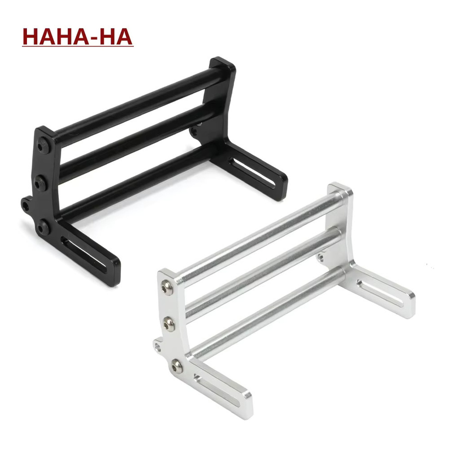 MALOM RC Frontstoßstange Bull Bars, Aluminiumlegierung, 1:10, Schwarz, Grau - Bild 1
