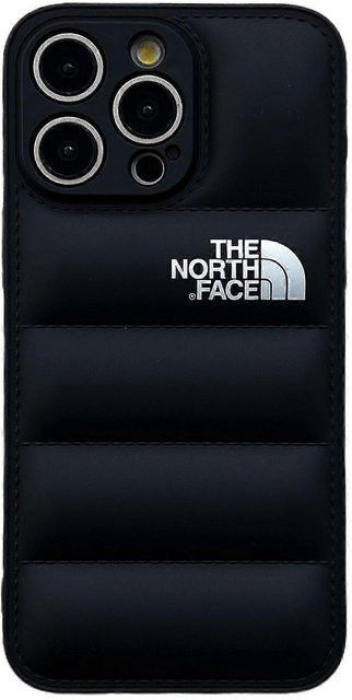Daunenjacke Serie sturzsichere Handyhülle für Apple iPhone 16 Pro und iPhone 14 Plus in Schwarz - Bild 1