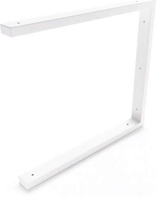 HEVVA Waschtischhalterung LAHN Wandmontage Weiß Matt, Tiefe: 45 cm - Bild 1