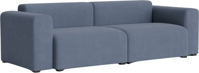 HAY Mags 2,5-Sitzer Sofa Kombination mit 1 Low Armrest links, Stoffbezug und Schichtholzrahmen - Bild 1