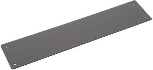 Hager Seitenblende Reihensockel MES-SBRS601 für RS, Farbe Schwarz RAL9005, H x T: 100 x 600 mm - Bild 1