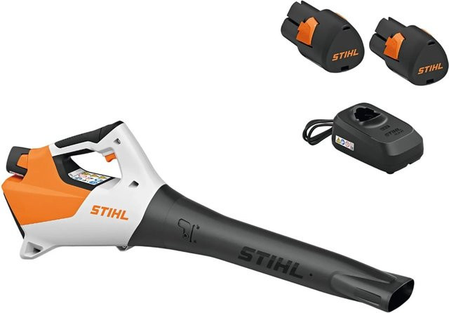 Stihl Akku-Laubbläser BGA 30 Set mit 2 Akkus AS 2 und Ladegerät ALS 31 in Orange - Bild 1