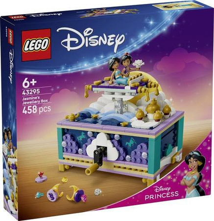 LEGO Disney Princess Jasmins Schmuckkästchen mit fliegendem Teppich und Aladdin und Jasmin Konstruktionsspielzeug