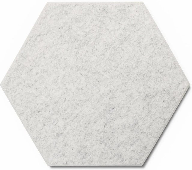 Denpanels Designpaneele Hexagon aus Filz in Hellgrau Clear, 3 Stück, B/H: 50 x 50 cm - Bild 1