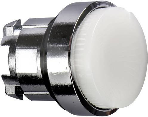 Schneider Electric ZB4BWCUST01 Leuchtdrucktaster-Frontelement in Weiß aus Metall mit Schraubanschluss - Bild 1