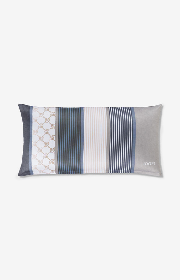 Joop Bettwäsche Cornflower Stripes aus Mako-Satin in Deep Coal Anthrazit Grau Blau - Bild 2