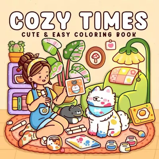 COZY&CUTE Malbuch, COZY TIMES - Bild 1