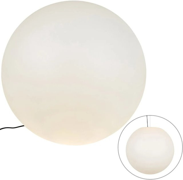 QAZQA Nura Moderne Außenleuchte Weiß IP65 dimmbar für Garten und Boden - Bild 1