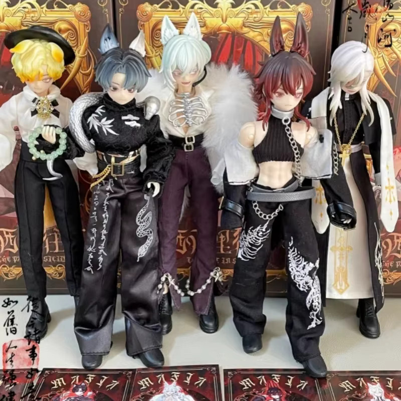 Jidongshunxi Sizilien Vergangenheit der Geschichtenreihe MJD 12-Punkte BJD Blind Box Gelenkpuppe Multicolor - Bild 1