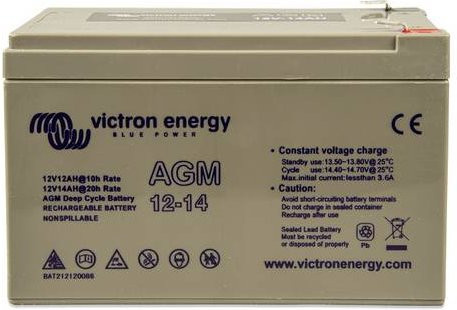 Victron Energy Blei-Gel Akku 12V 14Ah Grau B/H/T: 151 x 101 x 98 mm - Bild 1
