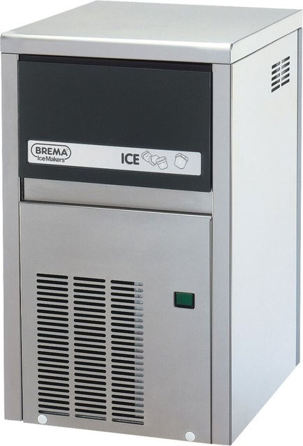 Brema Eiswürfelbereiter luftgekühlt, Silber, B/H/T: 35.5 x 59.5 x 40.4 cm - Bild 1