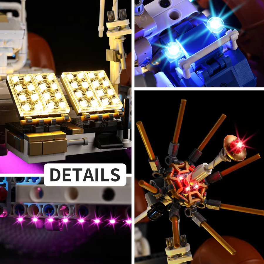 Lego LED-Beleuchtungsset NASA Apollo Lunar Roving Vehicle, Zubehör - Bild 4