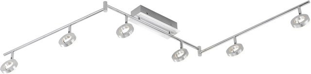 Paul Neuhaus LED-Deckenleuchte Sileda 6-flammig in Silber, Aluminium Matt, verstellbar - Bild 1