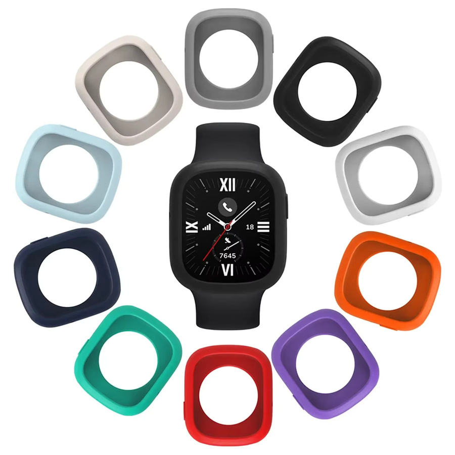 Schutzhülle Honor Watch 4, Silikon, Weiß, Unisex - Bild 3