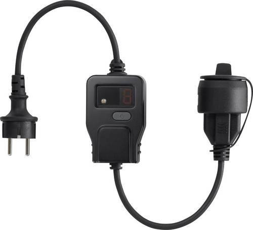 InterBär Dämmerungsschalter 8813-004.01 Schwarz 230V mechanisch Plug-in - Bild 1