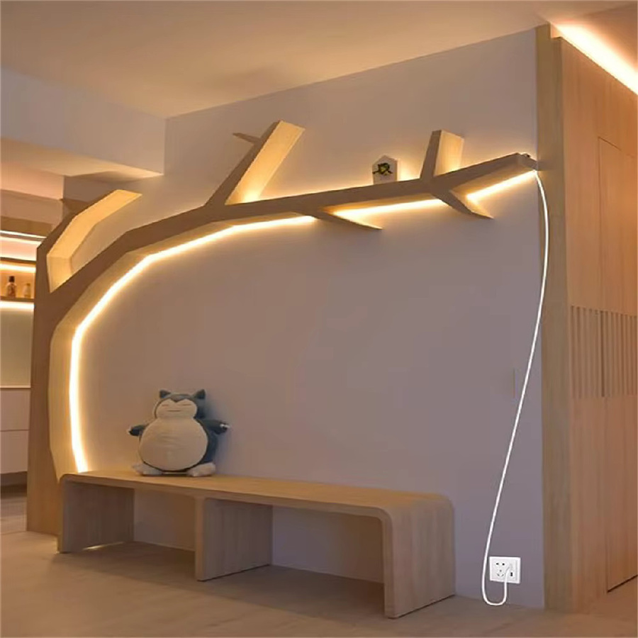 WELPUR COB LED-Lichtstreifen mit USB-Anschluss, dimmbar und zuschneidbar, Warmweiß - Bild 3