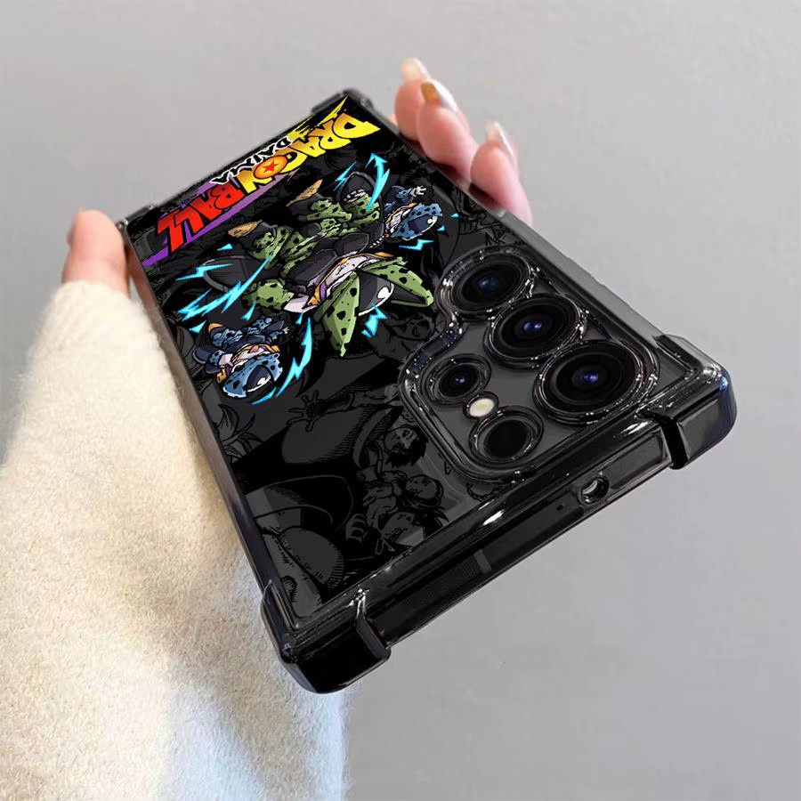 Handyhülle Dragon Ball Son Gohan und Cell für Samsung Galaxy S25 Edge S24 S23 S22 Ultra S21 Plus S20 FE in Multicolour - Bild 2