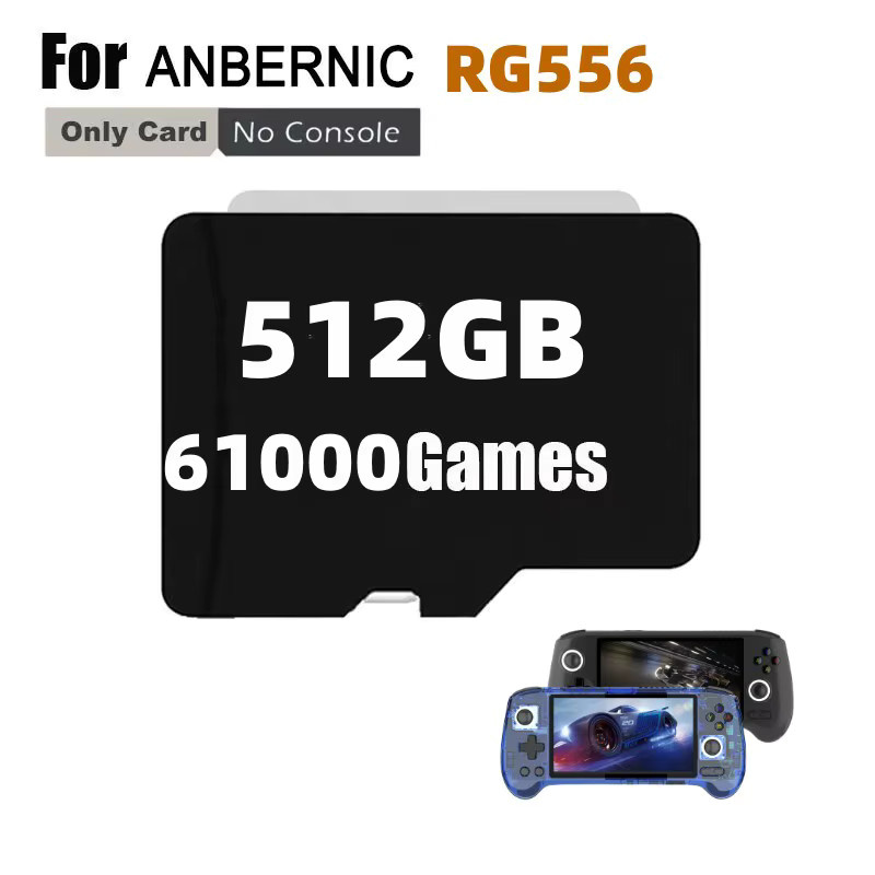 Anbernic RG556 Micro SD Speicherkarte mit 64 GB und 61.000 vorinstallierten Retro-Spielen für PSP, DC, SS, PS1, NDS und PS2 - Bild 2