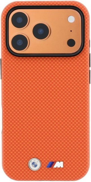 BMW M Quadrille Schutzhülle kompatibel mit iPhone 18 Pro Max und iPhone 17 Pro Max in Orange - Bild 1