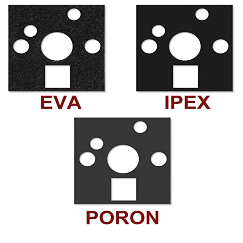 FTBTOC 120 Stück Poron PE EVA Hot-Swap-Schaumstoffpolster in Schwarz zur Lärmreduzierung und Vibrationsdämpfung für mechanische Tastaturachsen - Bild 1