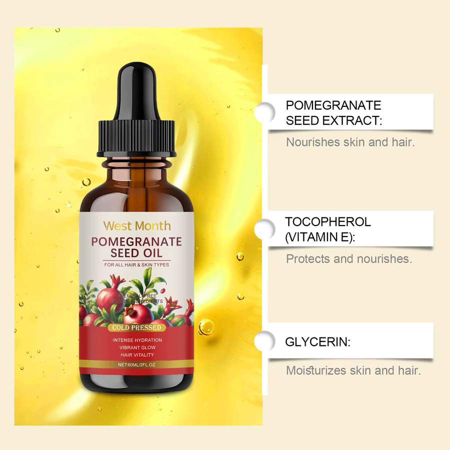 West Month Körperöl Granatapfelkerne, 60 ml, Unisex - Bild 2