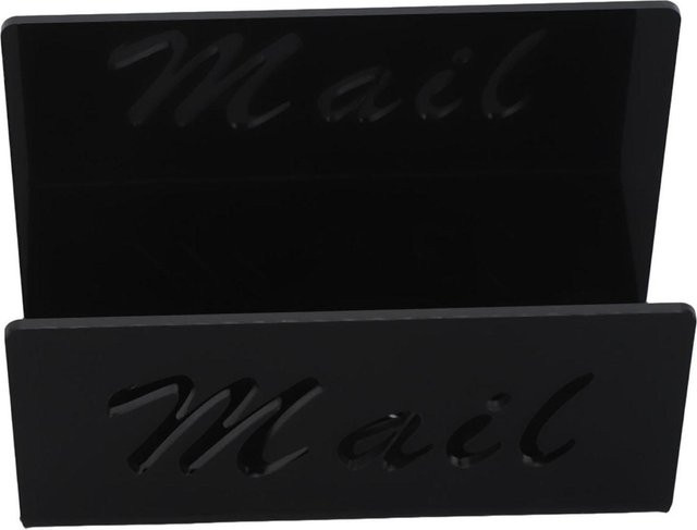 TOMTOP JMS Briefsorter aus Acryl in Schwarz als Mail Organizer für den Schreibtisch - Bild 1
