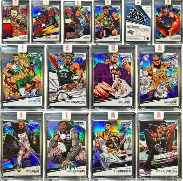 PANINI DIY Manga Sammelkarte, strukturierte Regenbogen-Glitzer-Sammelkarte, Bunt / Mehrfarbig - Bild 1