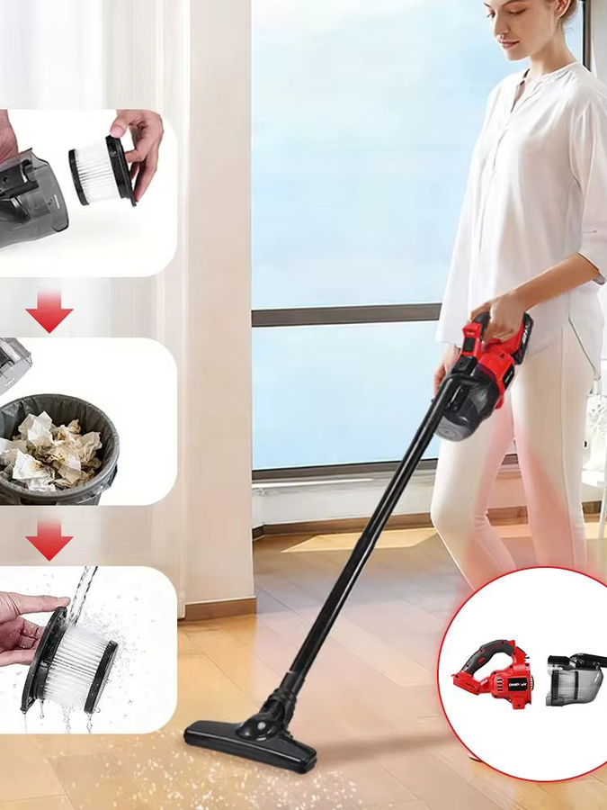 ONEVAN 6in1 Akku Handstaubsauger mit 16KPA Saugkraft für Makita 18V Akku zur Teppich- und Staubreinigung - Bild 6