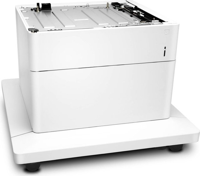 HP Papierzuführung und Stand P1B10A für Color LaserJet Enterprise M652dn, M652n, M653dn, M653x mit 550 Blatt Kapazität in Weiß - Bild 1