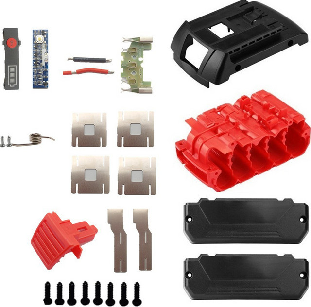 HENG CHANG 18650 Batteriegehäuse 5S2P mit PCB Platine und LED Anzeige für Bosch 18V 20V BAT610 BAT609G BAT618 ohne Batterie - Bild 1