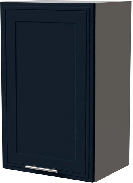 Feldmann-Wohnen Hängeschrank Salo in Indigo Grau Matt mit Kassettenoptik, B/T/H: 45 x 32,5 x 72 cm - Bild 1
