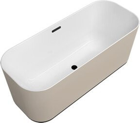 Villeroy & Boch Freistehwanne Finion in Weiß mit Gold-Colour, ovale Acrylwanne, B/T: 170 x 70 cm - Bild 1